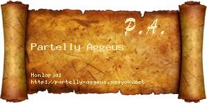 Partelly Aggeus névjegykártya